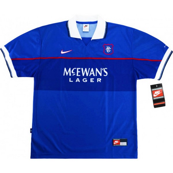 Authentic Camiseta Rangers 1ª Retro 1997 1999 Azul